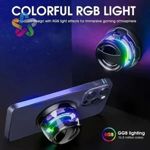 Колонка блютуз беспроводная, Магнитная колонка портативная, Bluetooth 5.3, С RGB-подсветкой