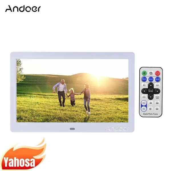 Цифровая фоторамка Andoer 10 дюймов, высокой четкости, для дома и офиса