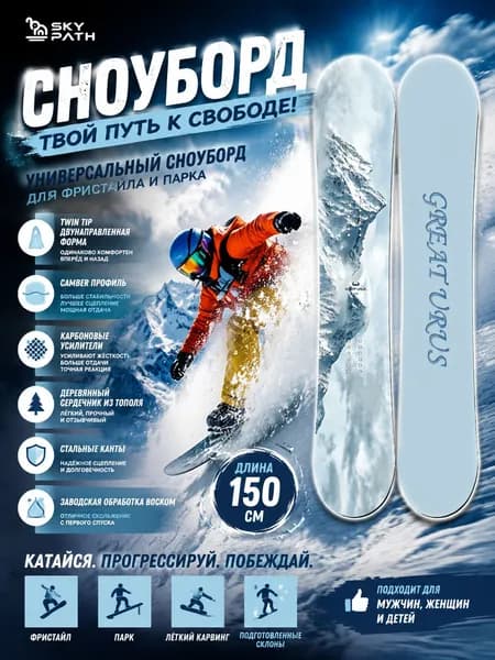 большой палец Сноуборд, сноуборд