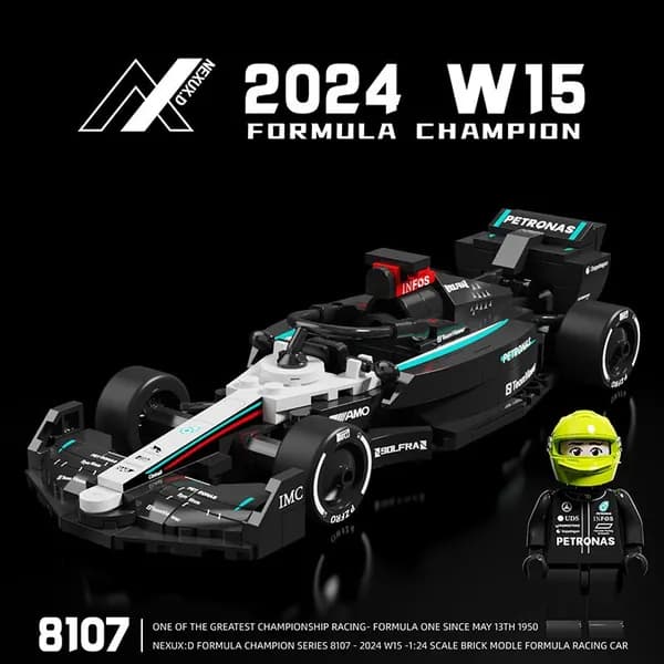 Конструктор машинка Ferrari SF-24 F1, 250 деталей