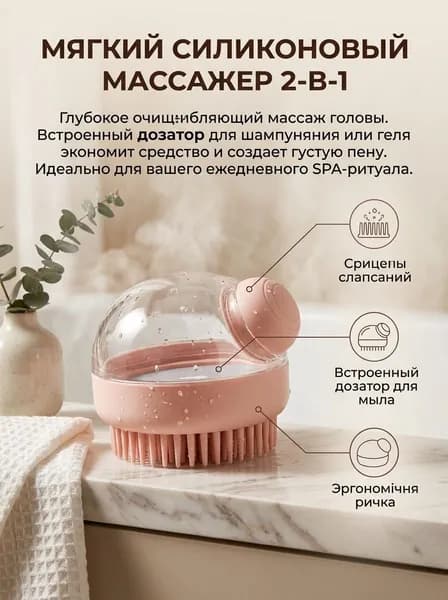 Расческа для животных, розовый