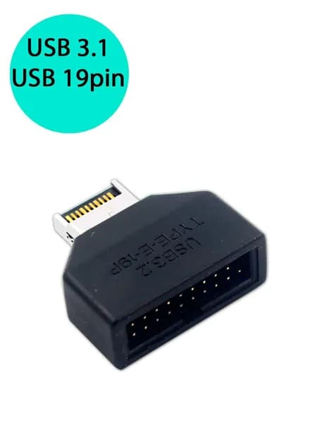 Переходник с USB 3.1 type E на USB 3.0 19pin