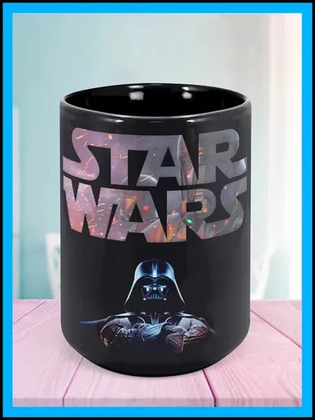 Кружка большая 450 мл в подарок Star Wars Darth Vader