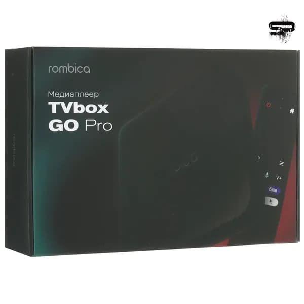 Rombica Медиаплеер Rombica TVbox GO Pro Android, 2 ГБ/16 ГБ, ИК-порт (IrDA), Bluetooth, черный