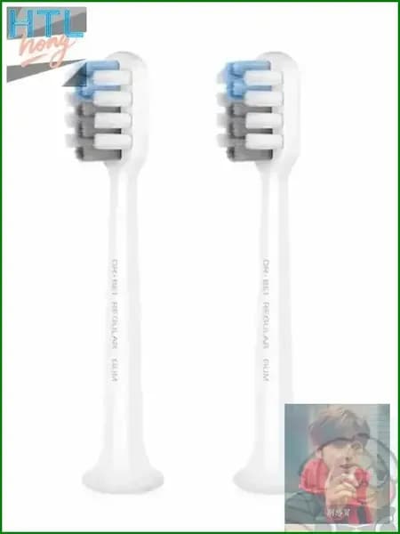 Dr.Bei/ Комплект насадок для зубной электрической щётки Dr.Bei BET-C01/BET-C1/BY-V12 для чувствительных зубов, 2 шт.66