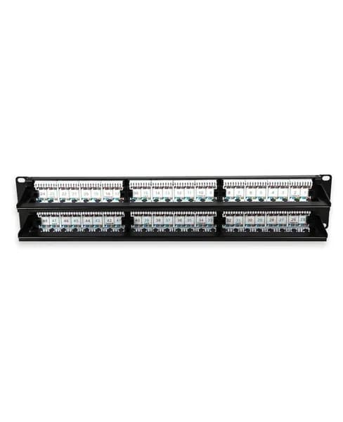 Коммутационная панель 19" 2U Krauler KRA-PB19-UN-5e-248