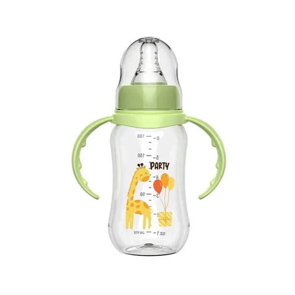 Бутылочка для кормления с ручками 140/180/240мл, антиколиковая, для новорожденных и грудничков