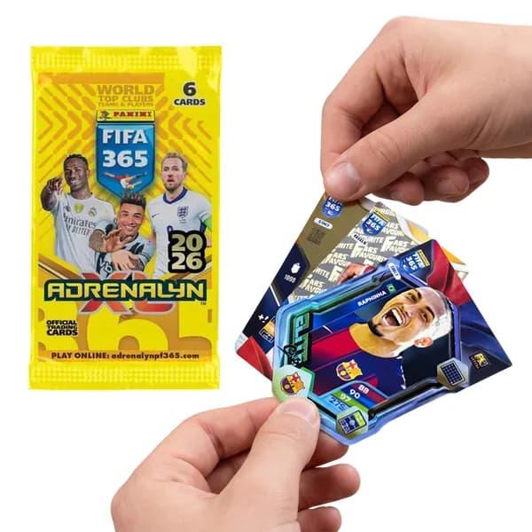 Футбольные карточки FIFA ЧМ-2026, коллекционные, 6 шт. в упаковке