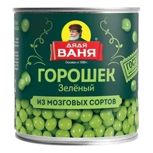 Горошек Дядя Ваня зеленый консервированный 400 г
