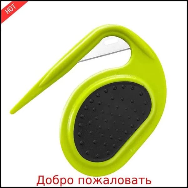 новая модельрасческа для распутывания шерсти домашних животных, собак и кошек, с одним лезвием, карманная