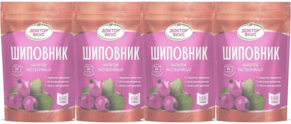 Напиток растворимый Шиповник (Доктор Вкус) 150 гр. х 4 шт.