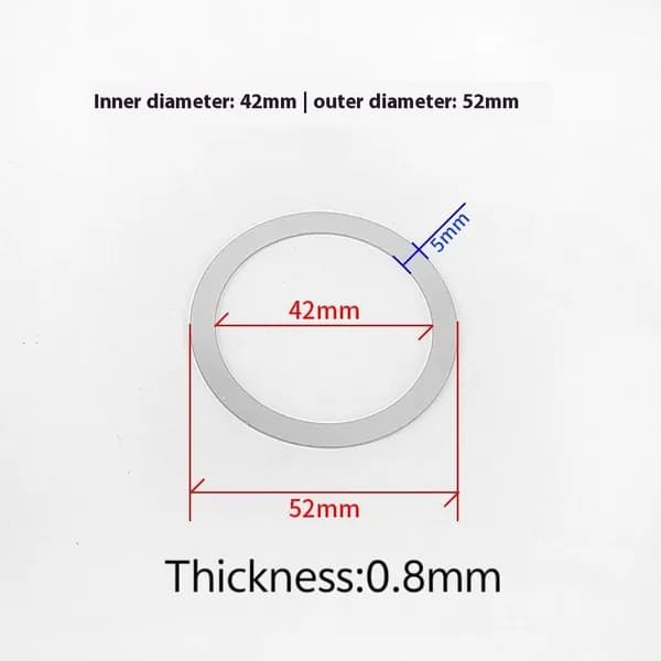 Backfocus adjustment,Flange gasket,Прокладка заднего соединительного фланца M42, нержавеющая сталь 304, принадлежности для астрономических телескопов