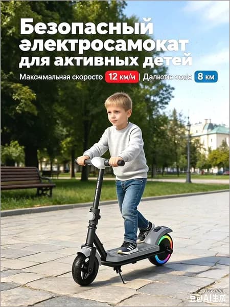 Электросамокат mzm-20260430160238401, черный