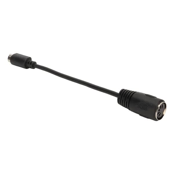 Кабель DIN 5 Pin Female - MIDI 6 Pin Male, переходник для клавиатуры и мыши PS2, компактный 15 см