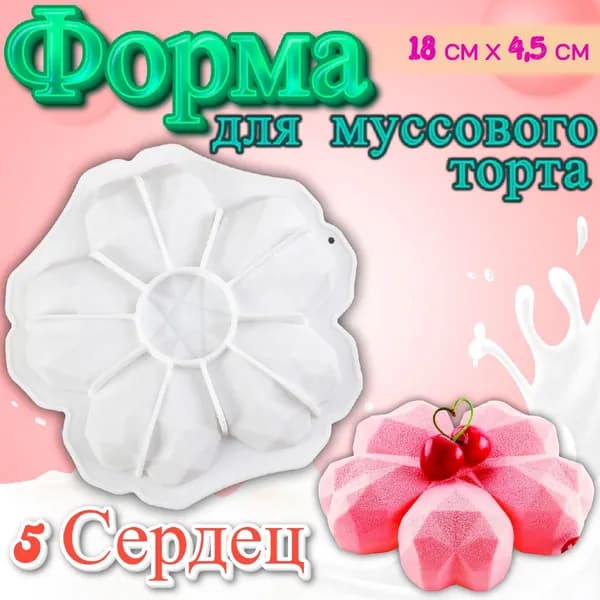 Форма для запекания и выпечки САКУРА, 17.1см, 1 шт