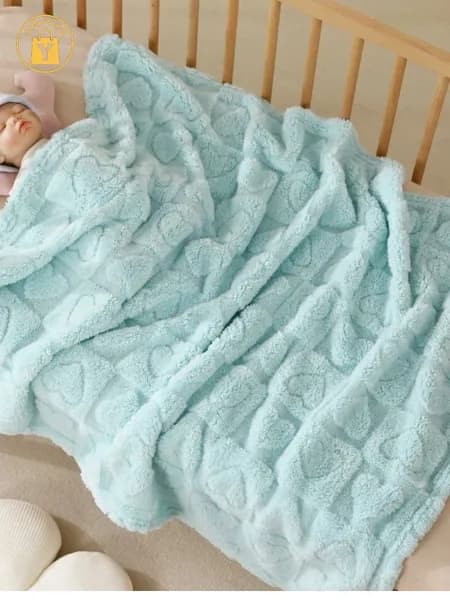 JIAYOYO Плед двусторонний, плюшевый , Искусственная шерсть, 100 см х 80 см