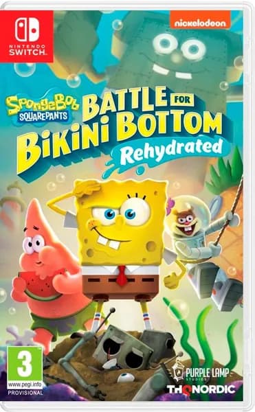 Игра SpongeBob SquarePants: Battle for Bikini Bottom - Rehydrated (Nintendo Switch, Русские субтитры)