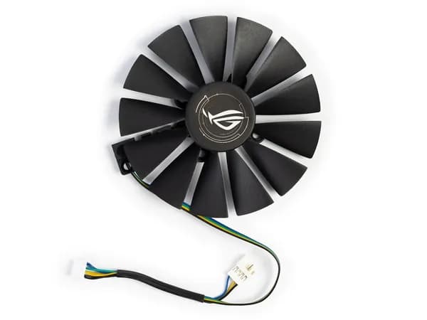 Вентилятор для видеокарты Asus Strix RX470 RX570 4Pin папа + 4Pin мама 95мм S28мм T129215