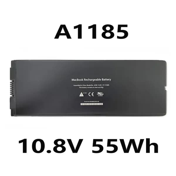 Аккумулятор для ноутбука Apple 5800 мАч, (55 Втч A1185 Применимо к Apple MacBook 13 дюймов A1181)