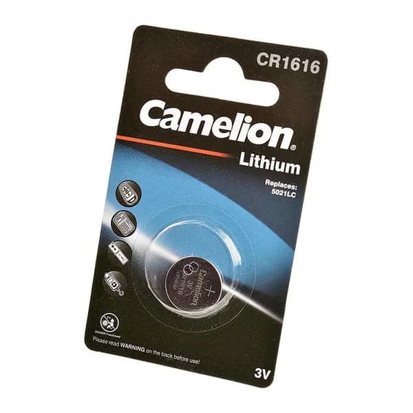 Батарейка литиевая CAMELION CR1616 дисковая 3В (бл1)