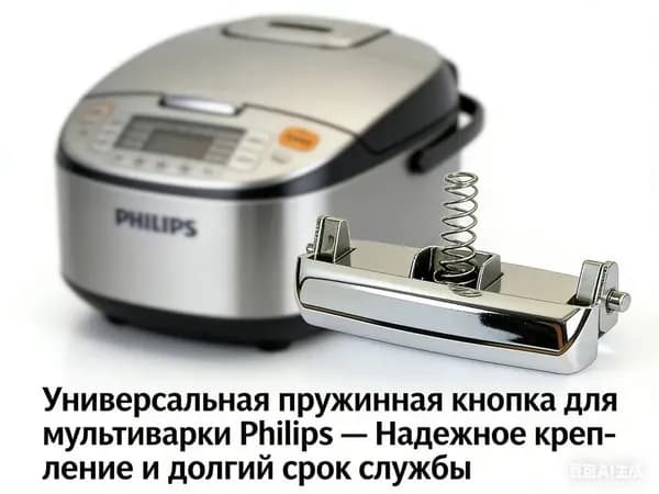 Кнопка с пружиной для крышки мультиварки, ремонт крышки мультиварки,прочная конструкция для долгой эксплуатации