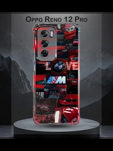 Чехол на Oppo Reno 12 Pro с принтом бмв