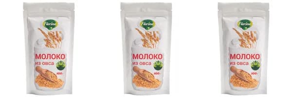 Florina Молочко из овса (сухое), 100 гр, 3 шт