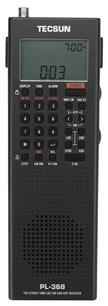 Портативный цифровой радиоприемник Tecsun PL-368 (export version) black