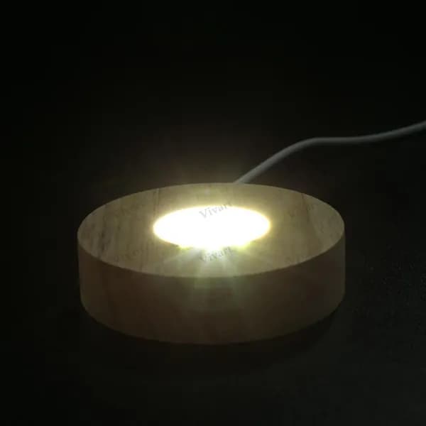 Светодиодный подставка для пирамиды из горного хрусталя с USB-подключением