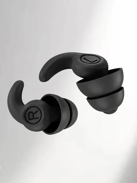 Силиконовые беруши для концертов и мотоциклов, Черный