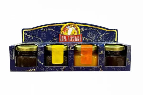 Набор Варенья " Царь Берендей " №1 4*30гр. в подарочной упак.