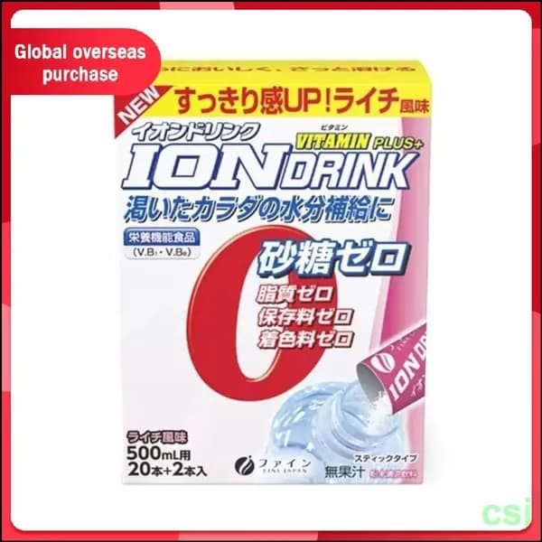 Эксклюзивный изотоник Fine Japan, 22 стика без сахара, обогащен магнием, калием и кальцием