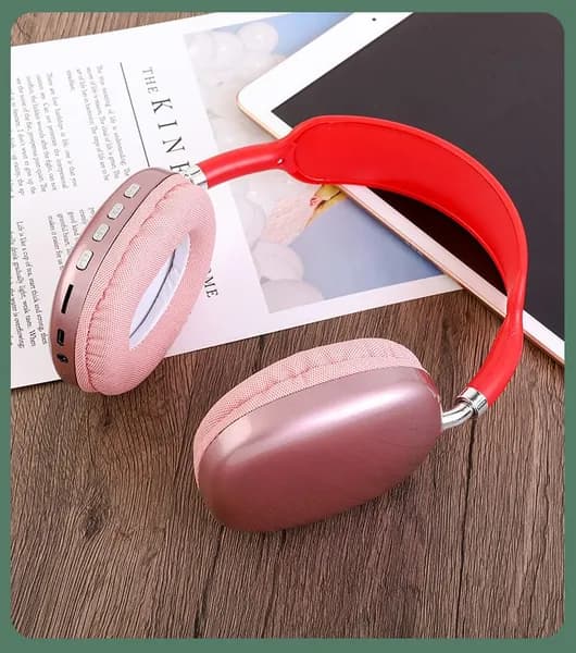 Наушники беспроводные, USB Type-C, светло-розовый