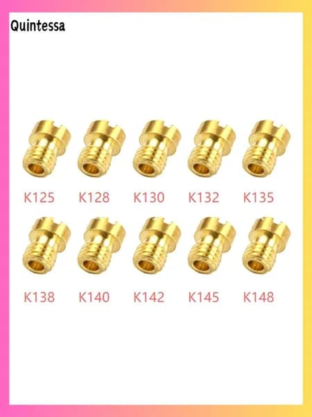 10 Шт. Форсунок Для Карбюратора Скутера PE24/26/27/30 Halma CG-125 Nib, Главный Жиклер
