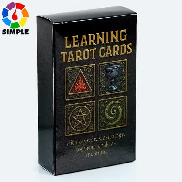 Learning Tarot Cards Deck for Beginners Карты Таро Карточная игра Настольная игра