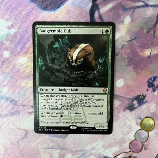 Кастомные прокси-карты высокого качества, MTG PROXY CARDS фойловые карты не, стандартный размер Badgermole Cub 167