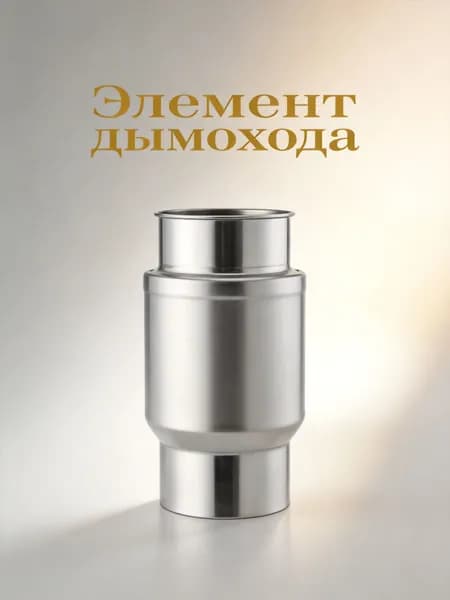 Гибкий уголок из нержавеющей стали для вытяжки газовой колонки с встроенным обратным клапаном для дома
