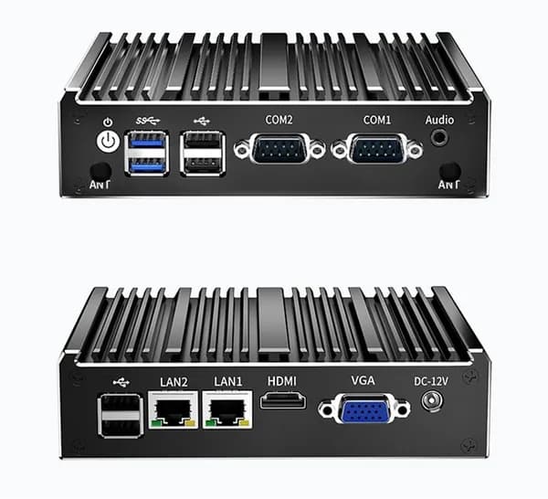 Мини-ПК Intel Celeron N2930 мини ПК (Intel Celeron N2930, RAM Отсутствует, Intel Graphics, Windows 11 Pro), 中国, черный
