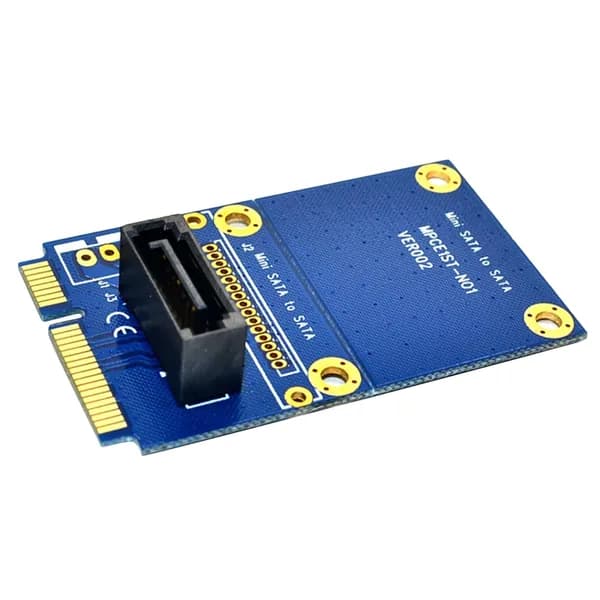 Карта Адаптера MSATA - SATA Mini SATA - 7-Контактная Карта SATA Mini PCIe