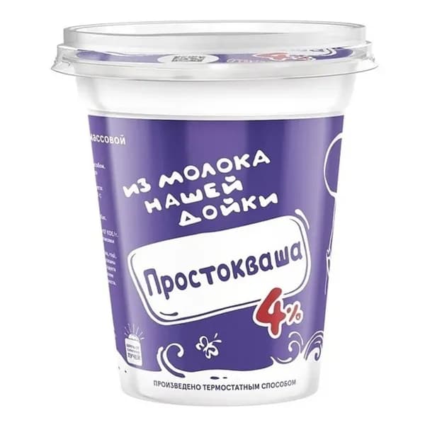 Простокваша Из молока нашей дойки 4% БЗМЖ 300 мл