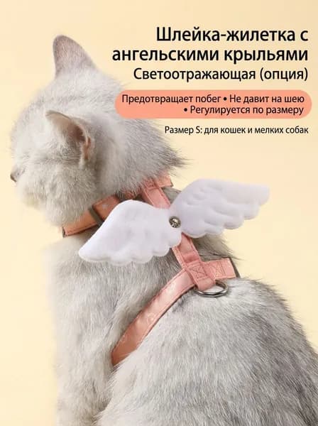 Регулируемый поводок для кошек и собак милый двойной набор