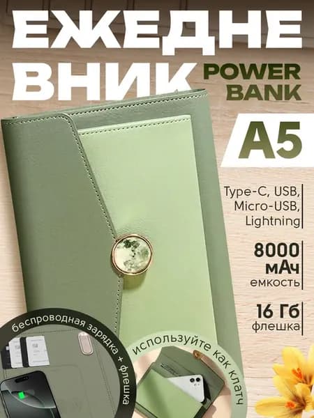 Ежедневник с зарядкой "Бизнес"