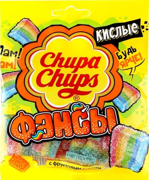 Мармелад жевательный CHUPA CHUPS Фансы c фруктовым вкусом экструдир. (Россия) 70г