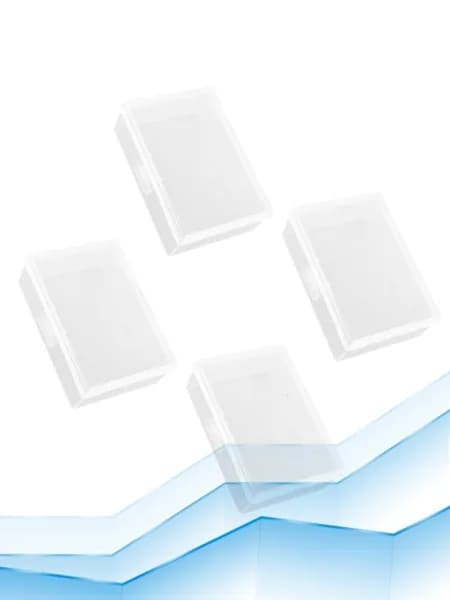 Пластиковый бокс для хранения коллекционных карточек, 4 шт.