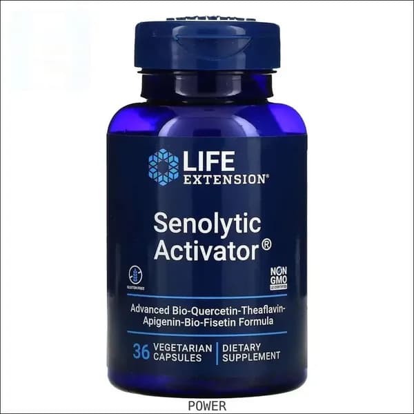 Кверцетин и физетин (сенолитический активатор) Senolytic Activator 36 вегетарианских капсул POWER