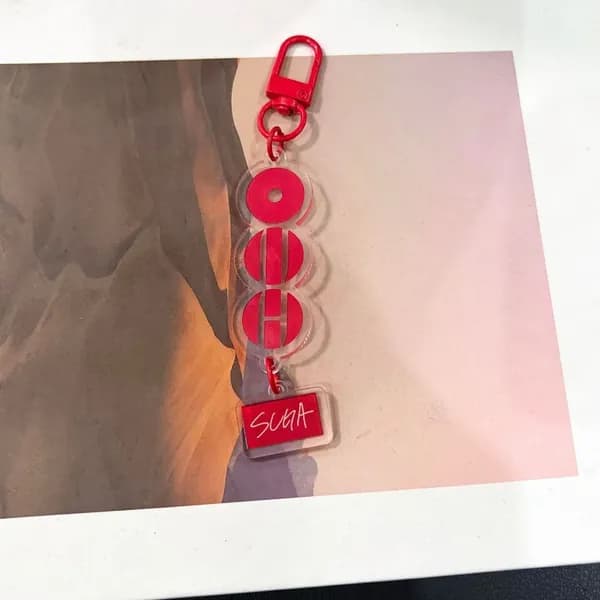Акриловый брелок BTS ARIRANG с узором CD брелок на длинной цепочке, коллекционный аксессуар K-pop айдола
