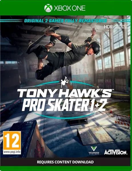 Игра Tony Hawk's Pro Skater 1+2 (английская версия) для Xbox One/Series X