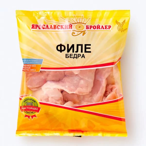 Филе бедра куриное 750 г, Ярославский бройлер, охлажденная