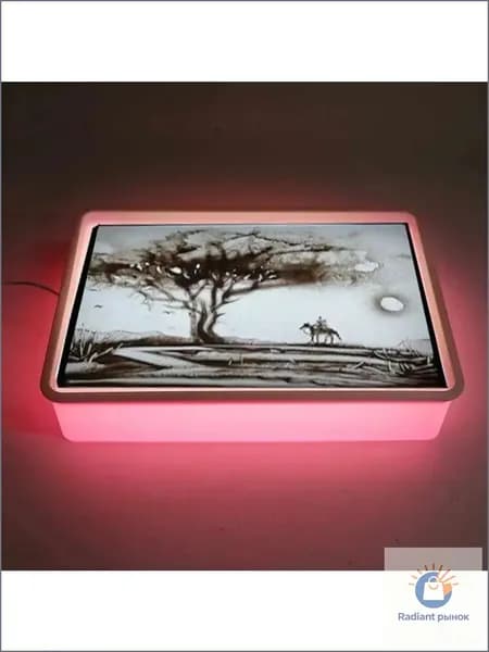Детский стол для рисования песком (с подсветкой и usb входом)