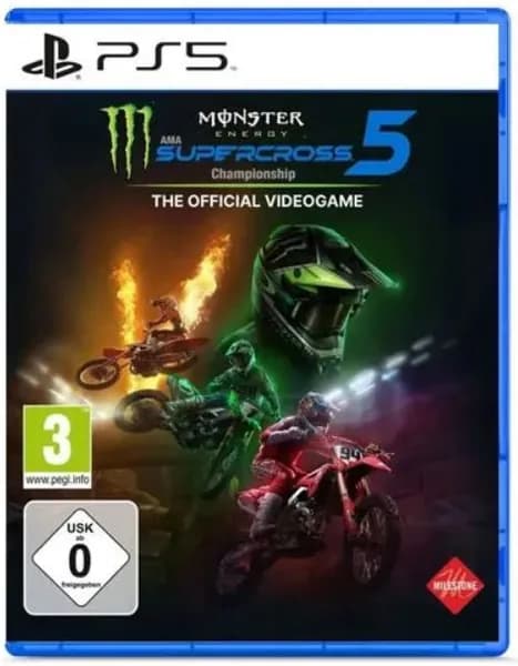 Игра Monster Energy Supercross - The Official Videogame 5 (PlayStation 5, Английская версия)